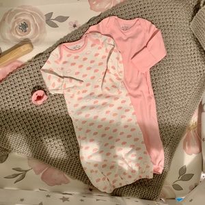 2-pack Baby Girl Gowns